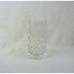 Rogaska Crystal Highball Glass Diamond Cut Handcrafted Yugoslavia Tumbler 5.75in